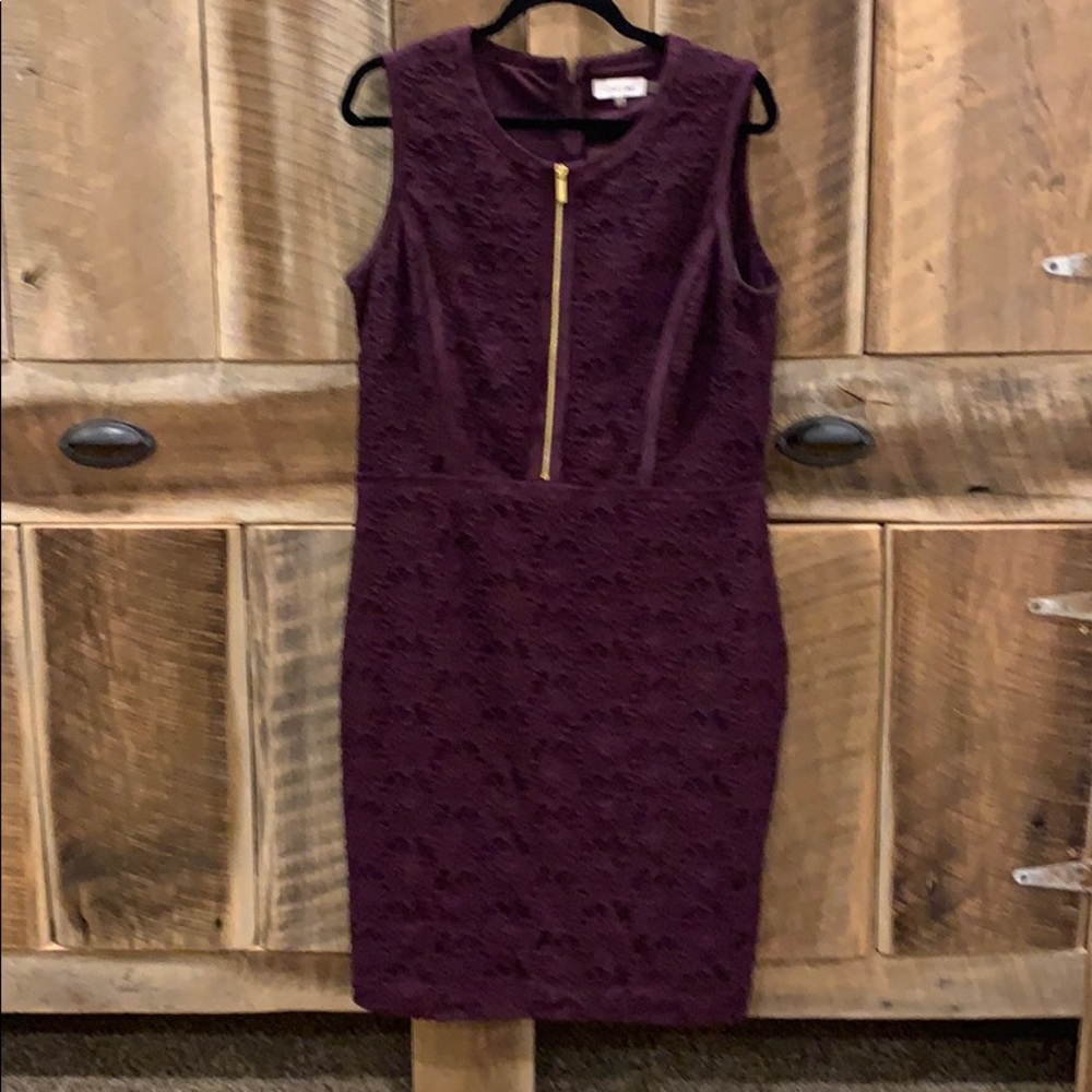 Calvin Klein Lace Sheath Dress